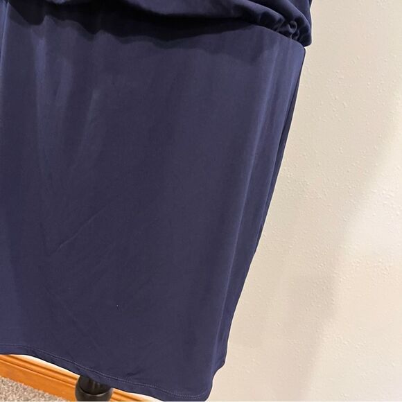 Jessica Simpson Navy Halter mini Dress size 10 - Picture 4 of 12